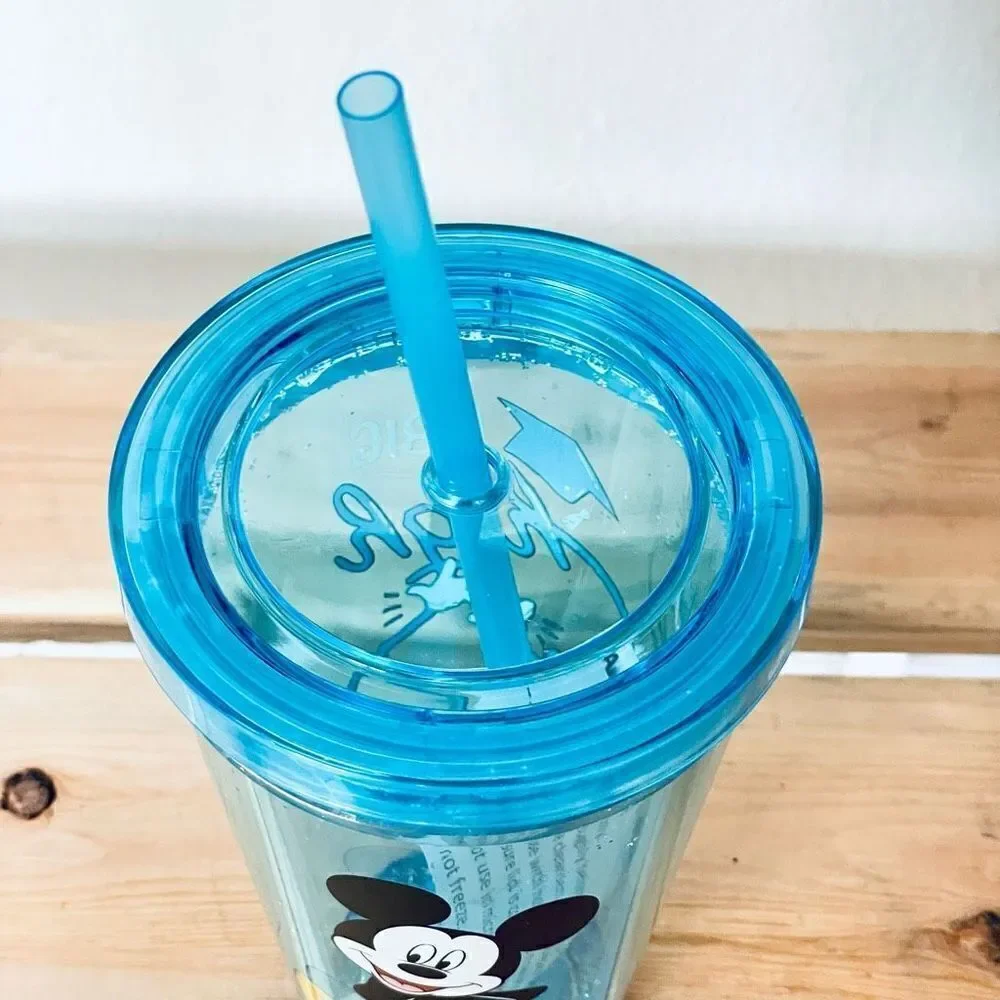 NWT Disney Mickey Mouse Prom Grad Pink A Big High Five for Today travel Tumbler